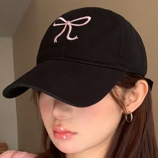 Bow Cap Embroidered Baseball