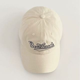 Lettering Embroidered Baseball Cap