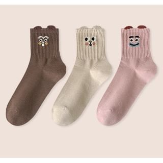 Cartoon Print Socks Set