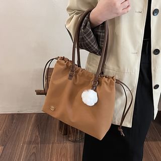 Logo Accent Bag Drawstring Tote