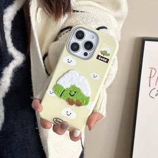 Embroidered Mountain Case Phone