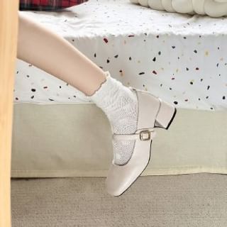 Shoes Heel Jane Mary Chunky