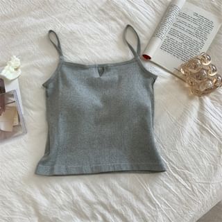 Cropped Sleeveless Camisole Top
