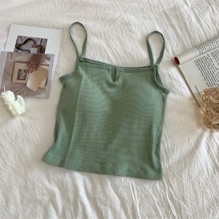 Cropped Sleeveless Camisole Top