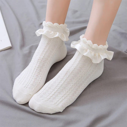 Lolita Soft Ruffle Socks