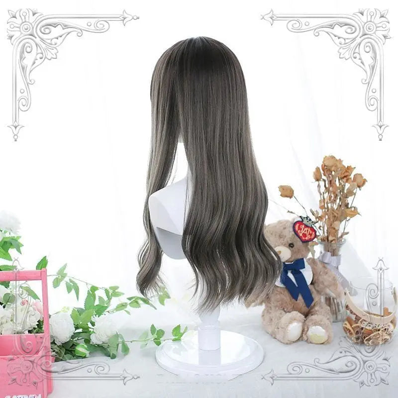 Lolita Gray Long Curly Wig MM0850
