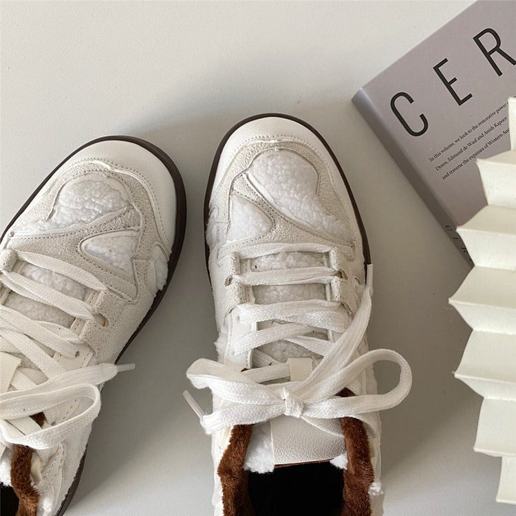 Casual White Soft Sneakers