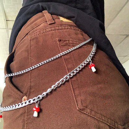 Mushroom Pant Chain Belt