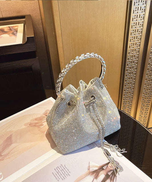 Metal Water Studded Bag Pouch Diamond Handmade New Glitter