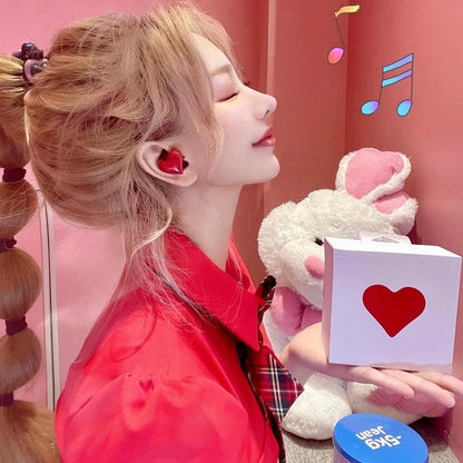 Heart Bluetooth Wireless Headphones Earphones - Heartzcore MK Kawaii Store