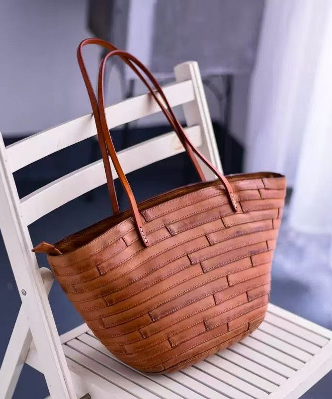 New Retro Shoulder Bags Large Capacity Leather