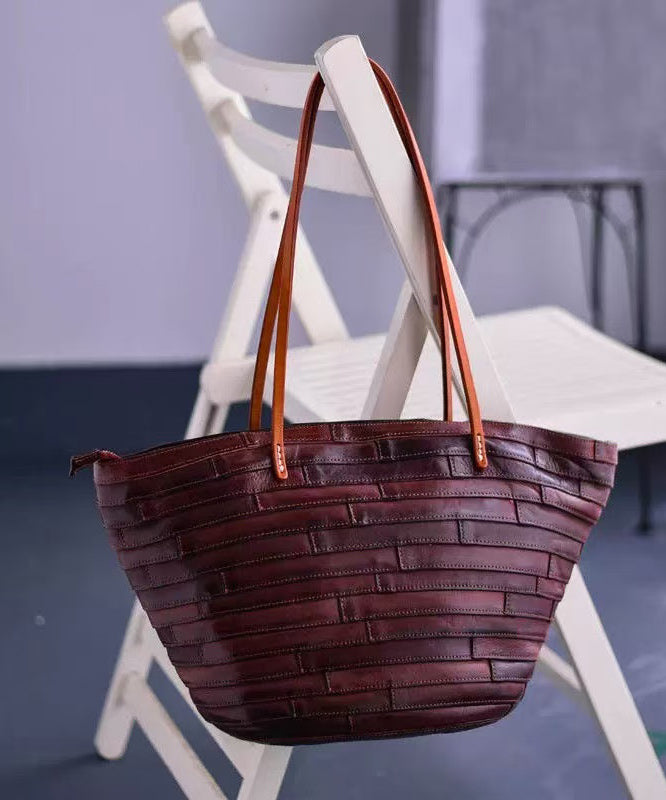 New Retro Shoulder Bags Large Capacity Leather