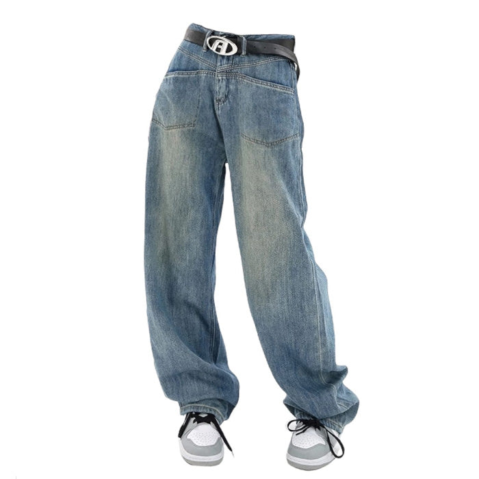 Vintage Denim Wide Jeans