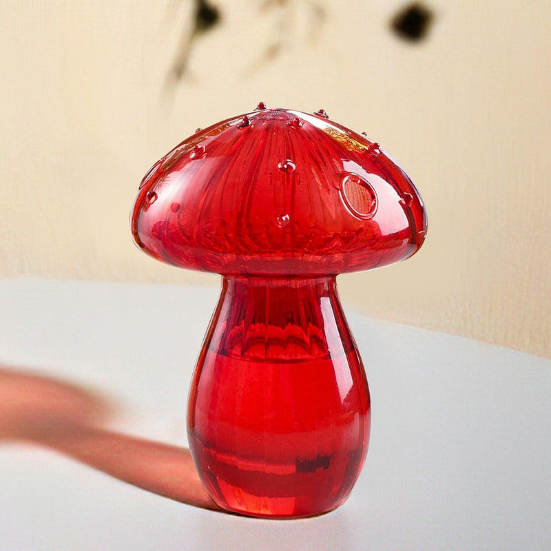 Charming Mushroom Glass Vase