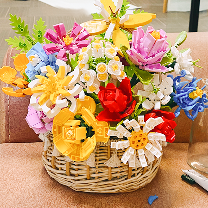 DIY Handmade Building Block Bouquet - Kimi MK Kawaii Store