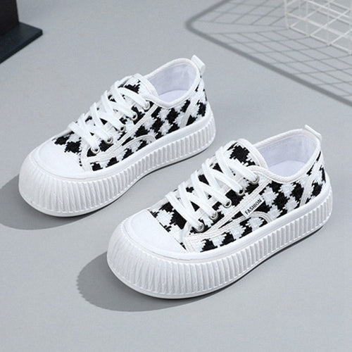 Cute Black White Candy Diamond Sneakers ON871 MK Kawaii Store