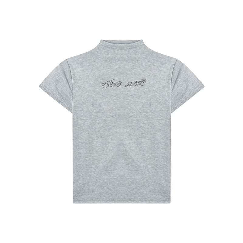 Summer Cropped Turtleneck T-shirt - Heartzcore