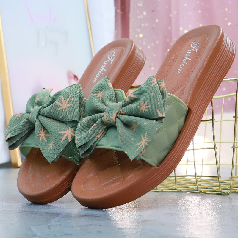 Summer Time Cute Bow Sandals SP19147 MK Kawaii Store
