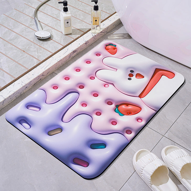 Cute 3D Effect Kawaii Bath Mat ON815 ONI