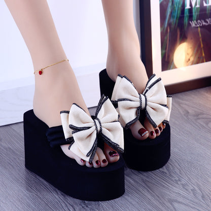 4 Colors Cute Platform Bow Sandals ON883 MK Kawaii Store