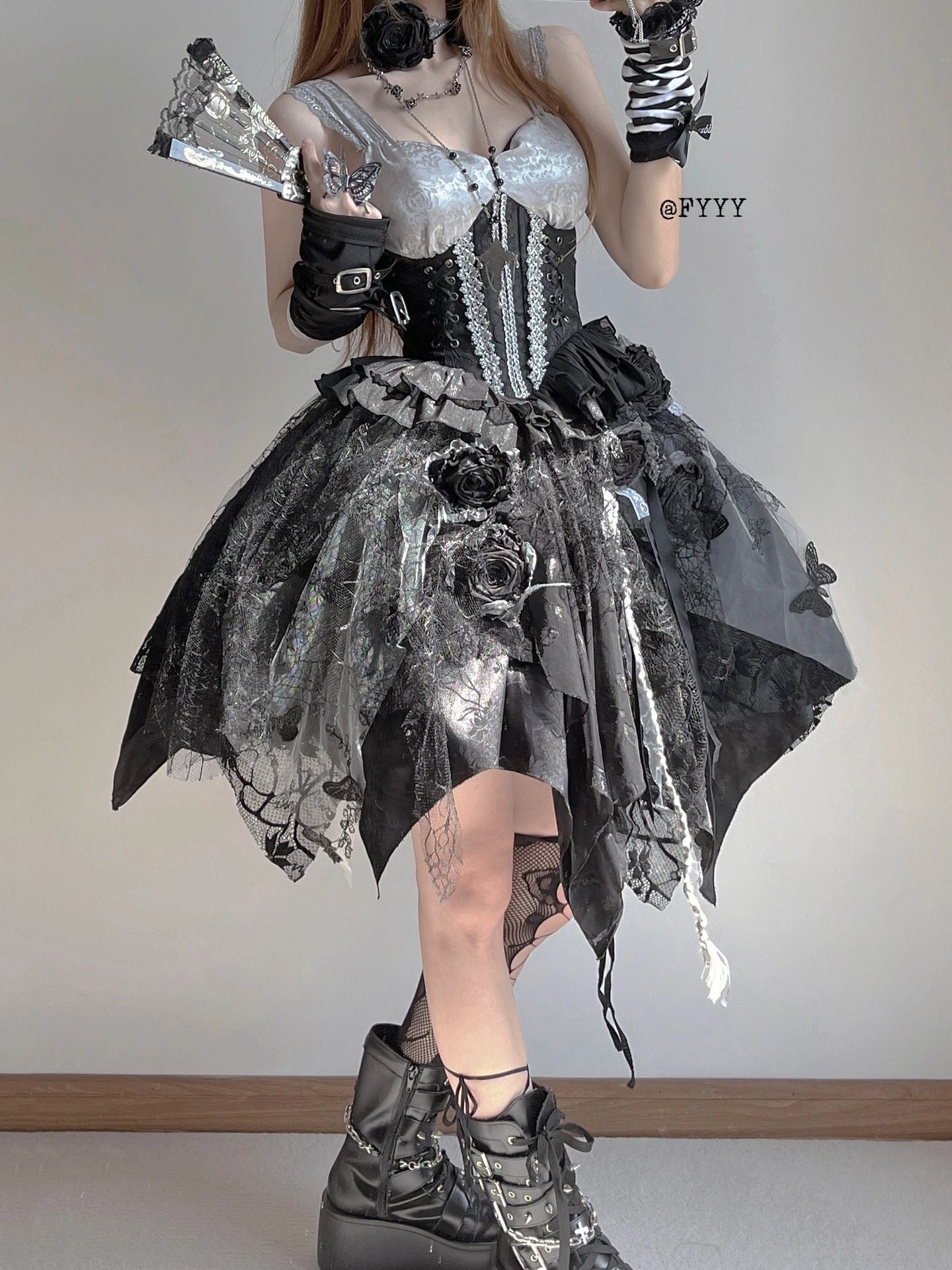Sweet Corpse Bride Perfect Inspired Lolita Dress ON817