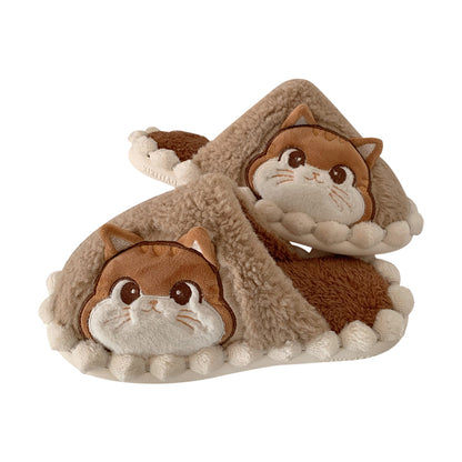 Kawaii Cat Kitty Face Homewear Slippers ON969 MK Kawaii Store