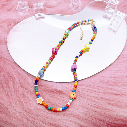 Y2K Candy Beaded Necklace