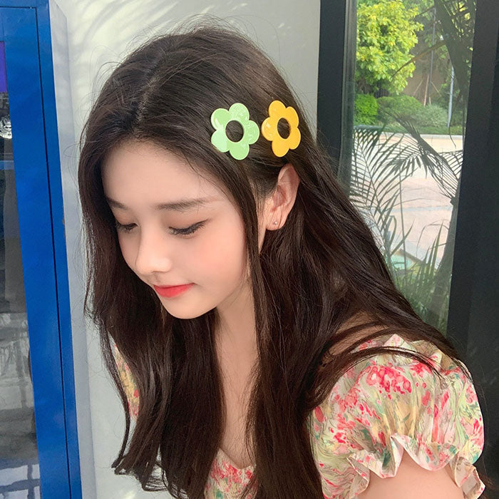 Kawaii Flower Hair Clips