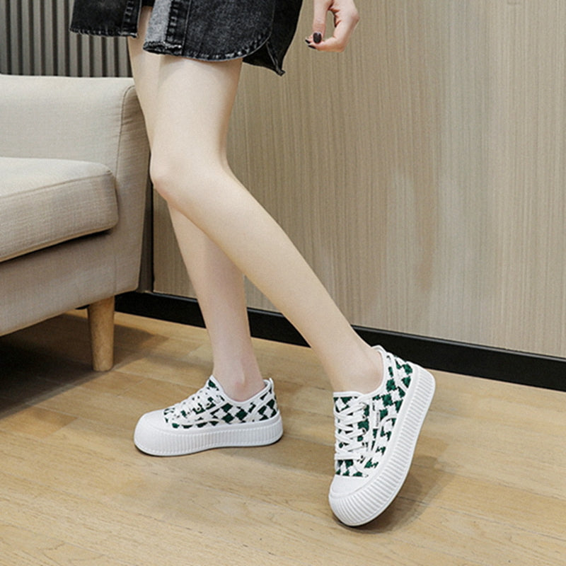 Cute Black White Candy Diamond Sneakers ON871 MK Kawaii Store