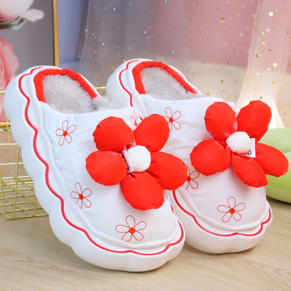 Cute Comfy Inside Flower Slippers MK Kawaii Store