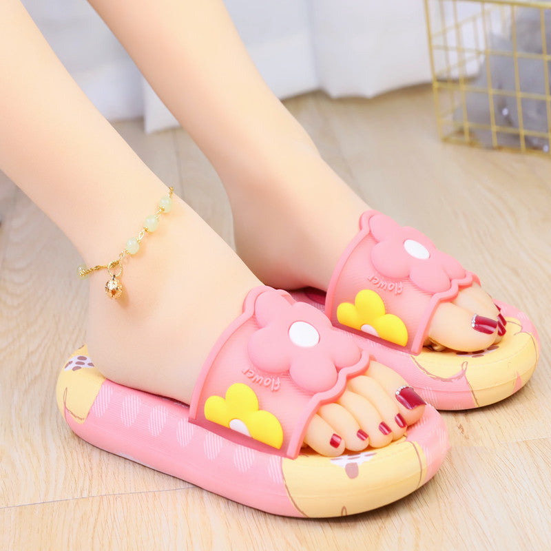 6 Colors Cute Flower Home Wear Sandals ON878
