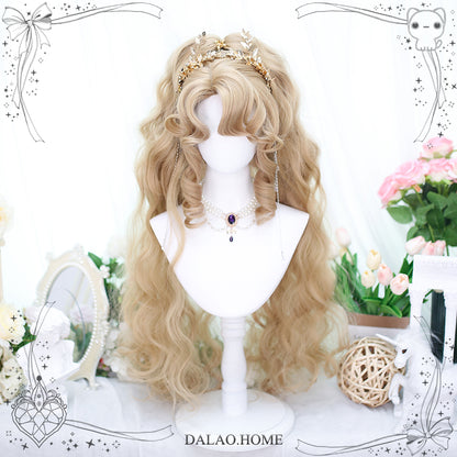 Princess Series Long Blonde Queen Lolita Wig ON986 MK Kawaii Store