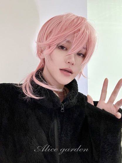 Casual Series Short Pink Ikemen Wig ON983 MK Kawaii Store