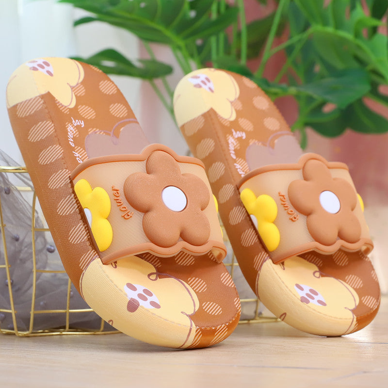 6 Colors Cute Flower Home Wear Sandals ON878