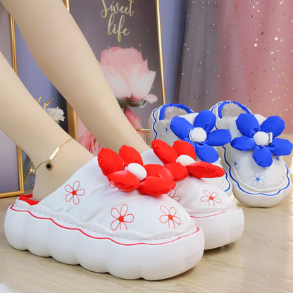 Cute Comfy Inside Flower Slippers MK Kawaii Store