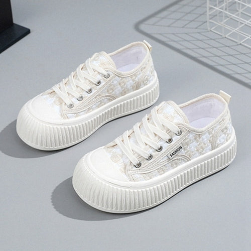 Cute Black White Candy Diamond Sneakers ON871