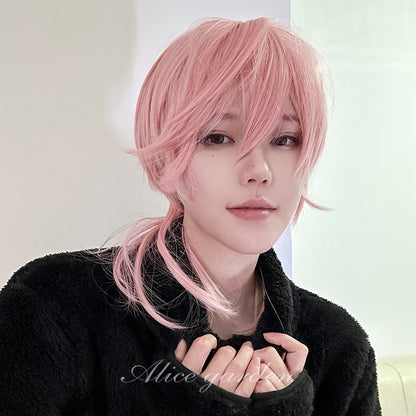 Casual Series Short Pink Ikemen Wig ON983 MK Kawaii Store