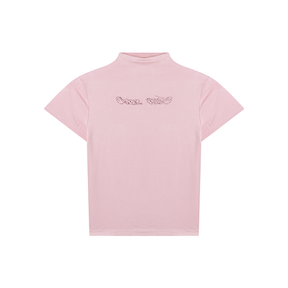 Summer Cropped Turtleneck T-shirt - Heartzcore MK Kawaii Store