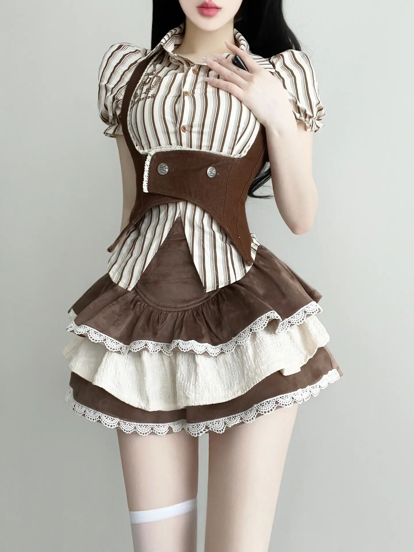 Sweet Lola Brown Outfit Series ON931 MK Kawaii Store