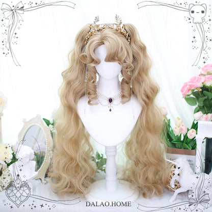 Princess Series Long Blonde Queen Lolita Wig ON986 MK Kawaii Store