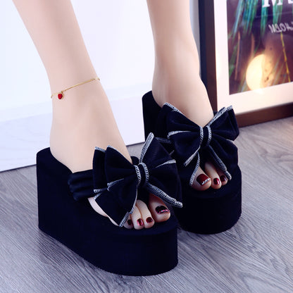 4 Colors Cute Platform Bow Sandals ON883 MK Kawaii Store