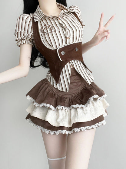 Sweet Lola Brown Outfit Series ON931 MK Kawaii Store