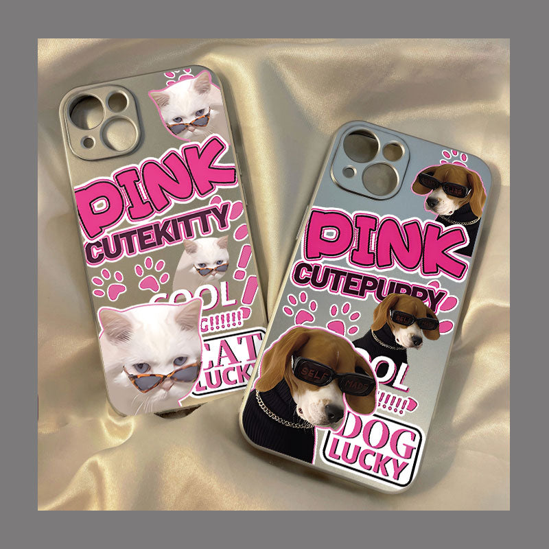 Cartoon Cat Dog Phone Case Susan