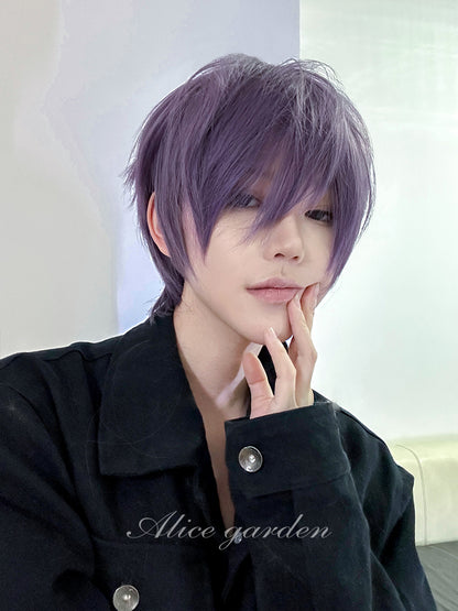 Casual Series Short Purple Ikemen Wig ON984 MK Kawaii Store