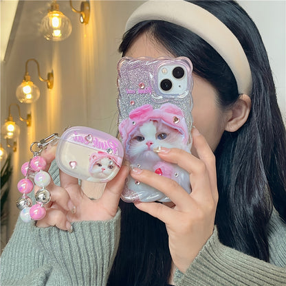 Kawaii Sweet Pink Cat Phone Case MK Kawaii Store