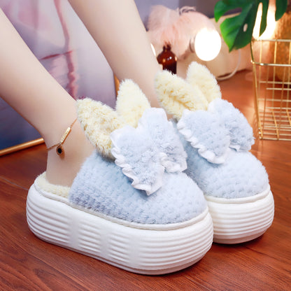 Pastel Bunny and Bows Cute Slippers ON894 MK Kawaii Store