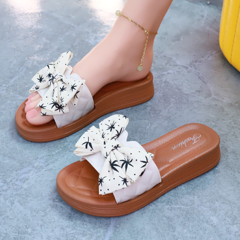 Summer Time Cute Bow Sandals SP19147 MK Kawaii Store