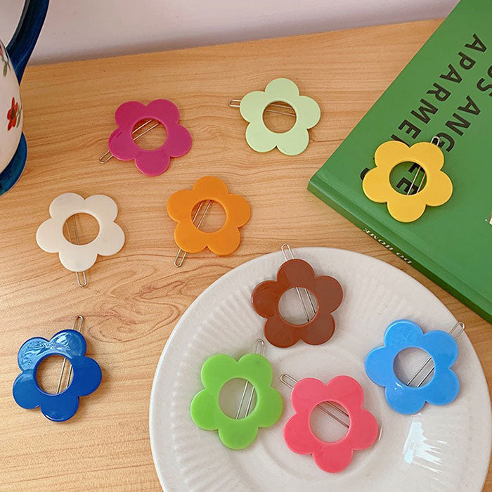 Kawaii Flower Hair Clips