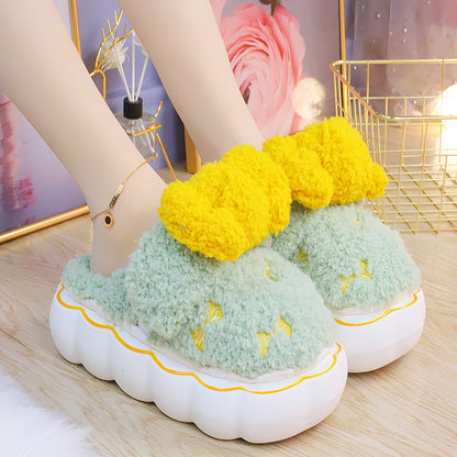 Fluffy Soft Girl Pastel Bows Slippers ON895 MK Kawaii Store