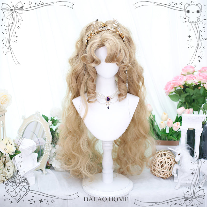 Princess Series Long Blonde Queen Lolita Wig ON986